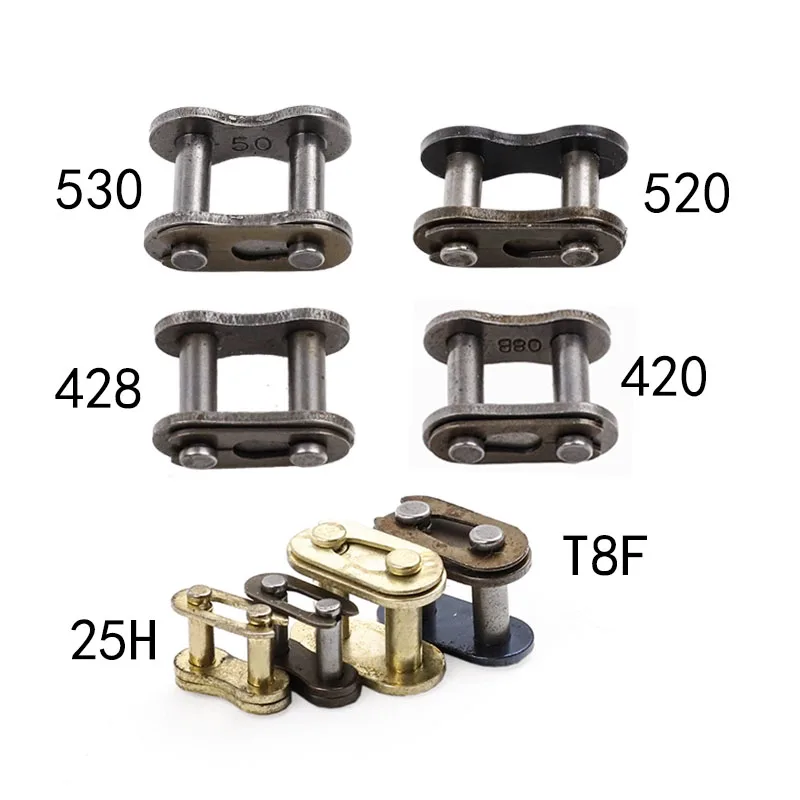 428 Chain - 1 pz Moto Catena Fibbia Anello